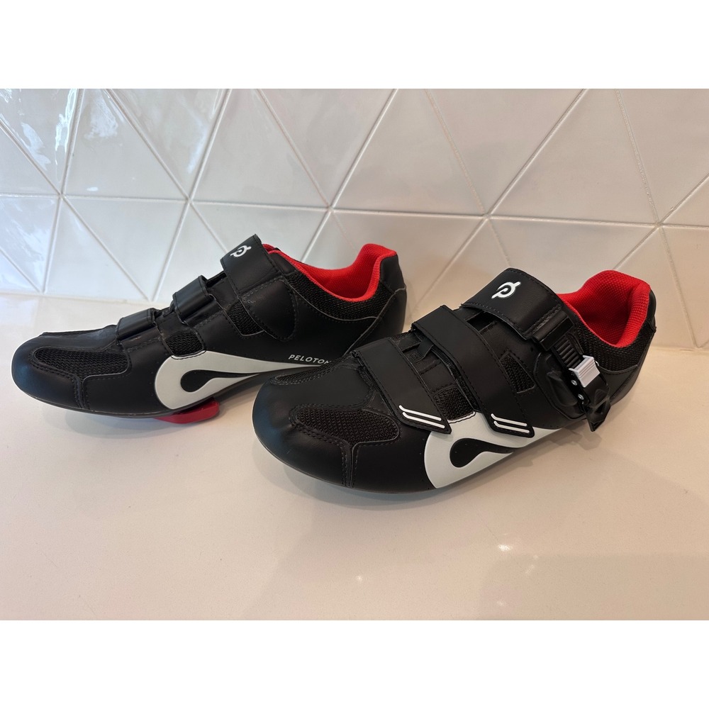 Peloton Cycling Shoes EU 46 Men's 12-12.5 Women's‎ 13.5-14 Black Clip-in - Picture 2 of 3